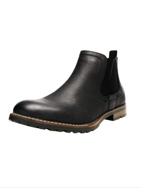 Bruno Marc Philly 2 Chelsea Moto Ankle Boots Black Size Men 10